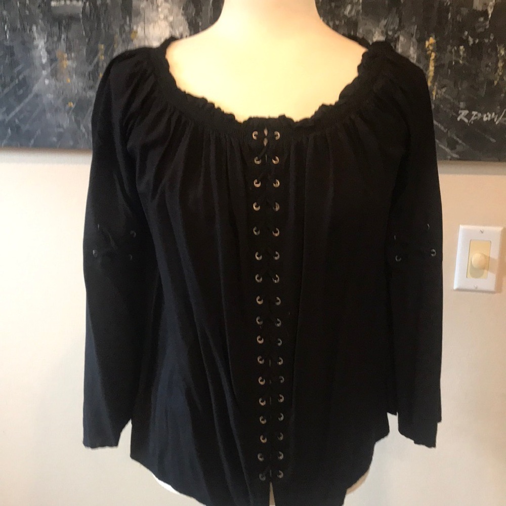 Elegant Black Women's Top